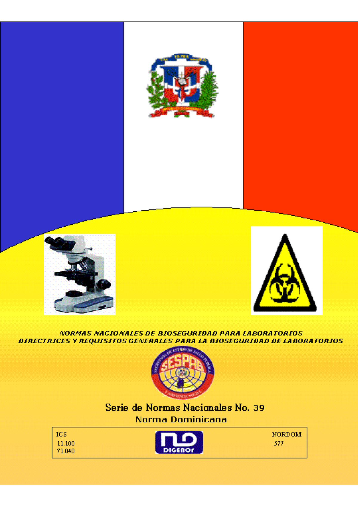 Normas Nacionales De Bioseguridad Para Laboratorios Directrices Y ...