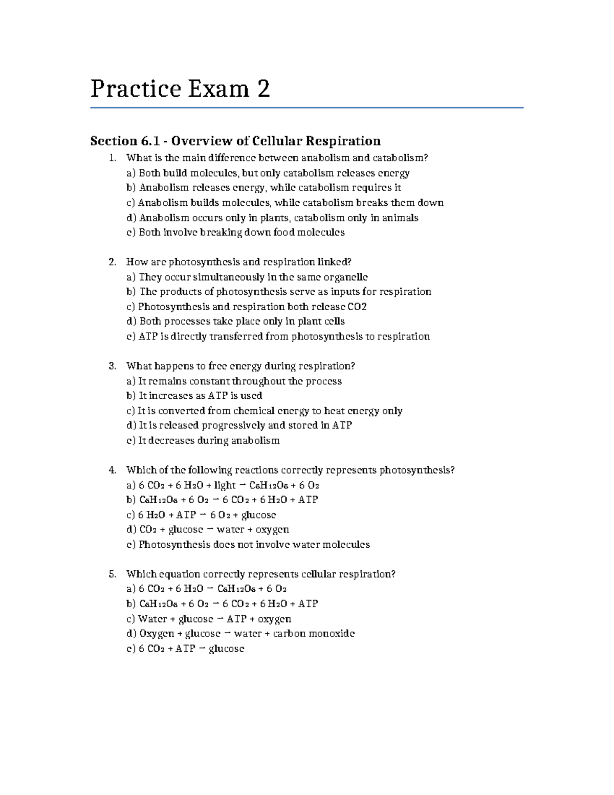 Practice+Exam+2 - practice exam - Practice Exam 2 Section 6 - Overview ...
