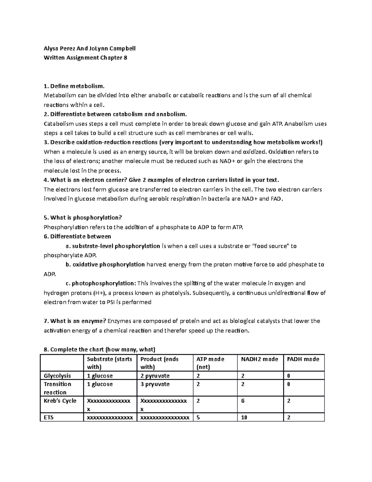 assignment chapter 08 case study improving body composition