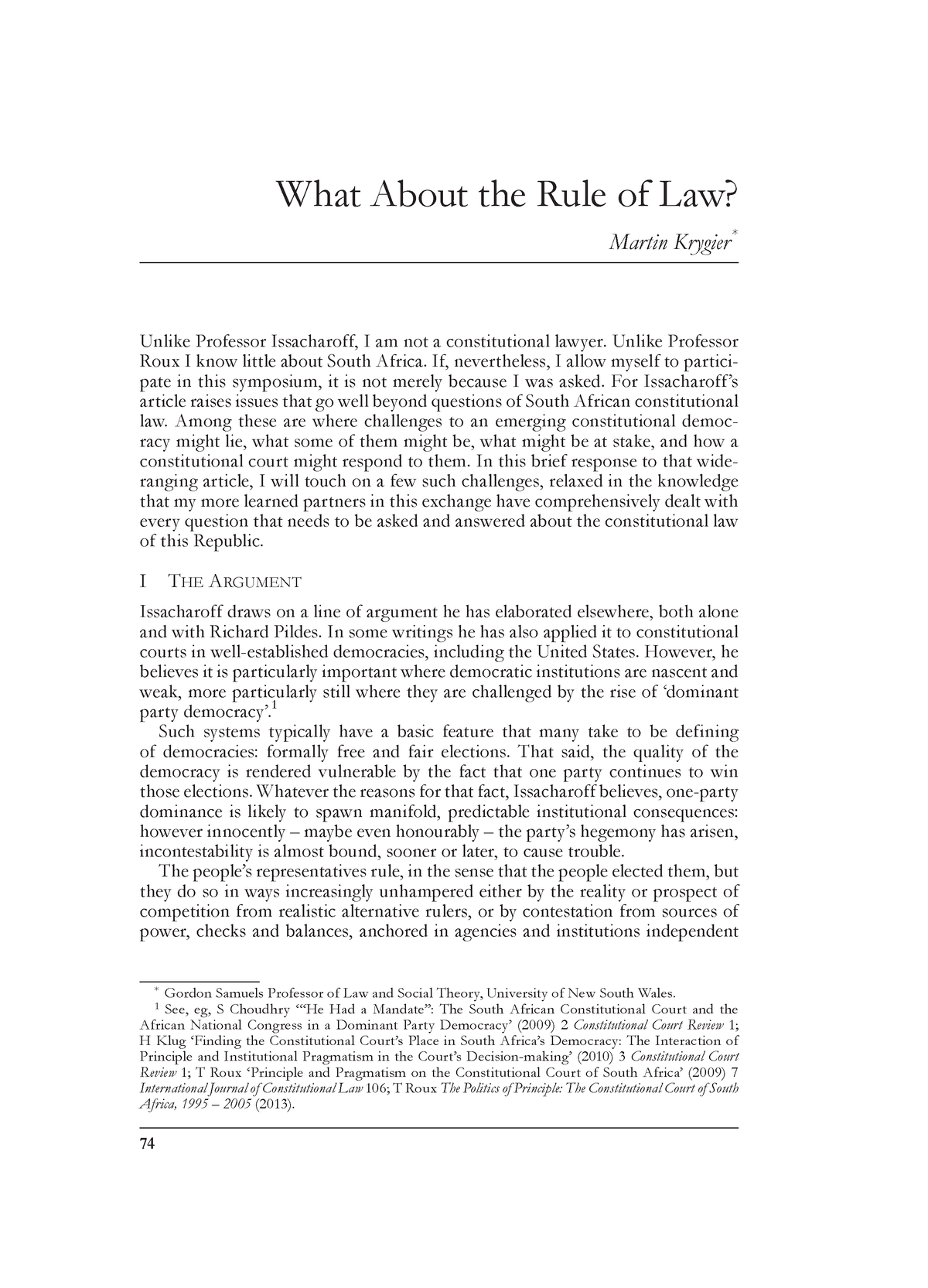 rule of law case study