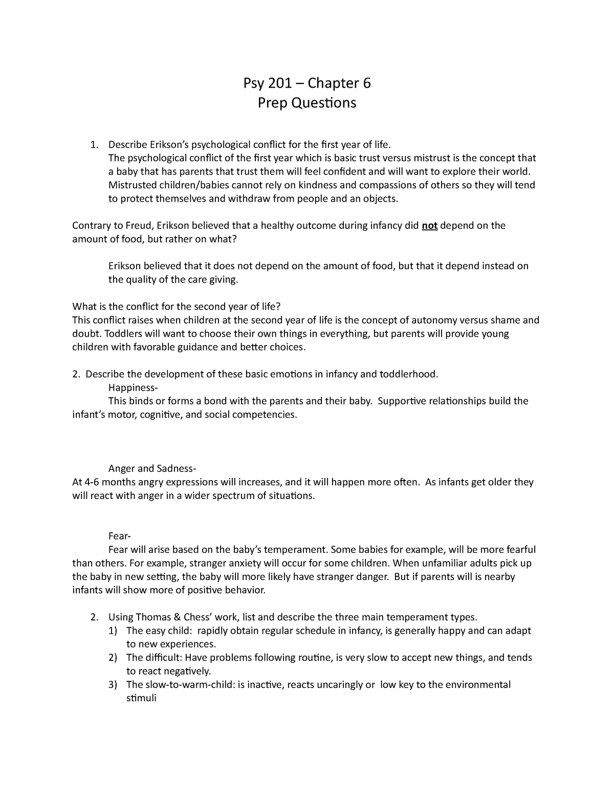 Psy 201 Chap 6 Questions 1 Psych201 Byu Idaho Studocu