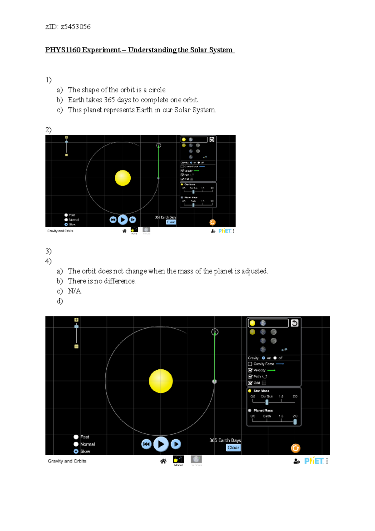 PHYS1160 Experiment telescope essay PHYS1160 Experiment
