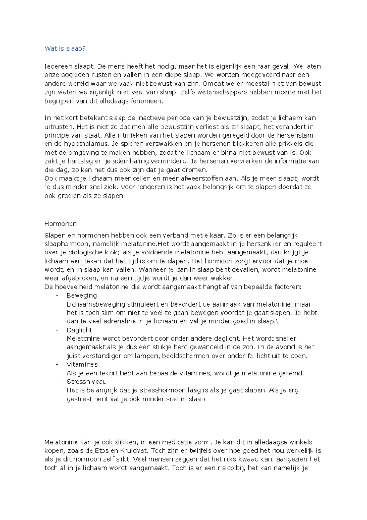 Naamloos Document - Dit Is Een Stukje Van Het Verslag Voor Mijn Gekozen ...