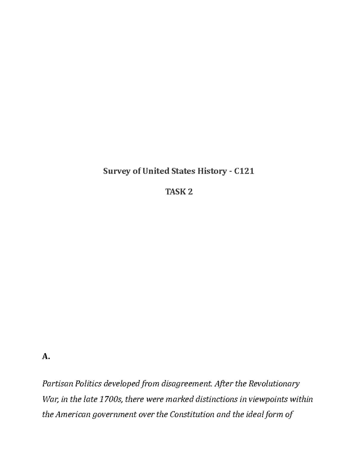 survey-of-united-states-history-c121-task-2-survey-of-united