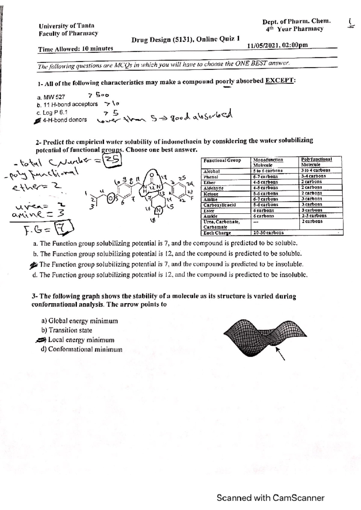 DD practical 2021 questions - Pharmaceutical Biotechnology - Studocu