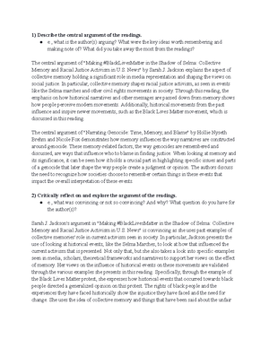 Gender Studies - lecture notes first semester - Gender Studies Week 1 ...