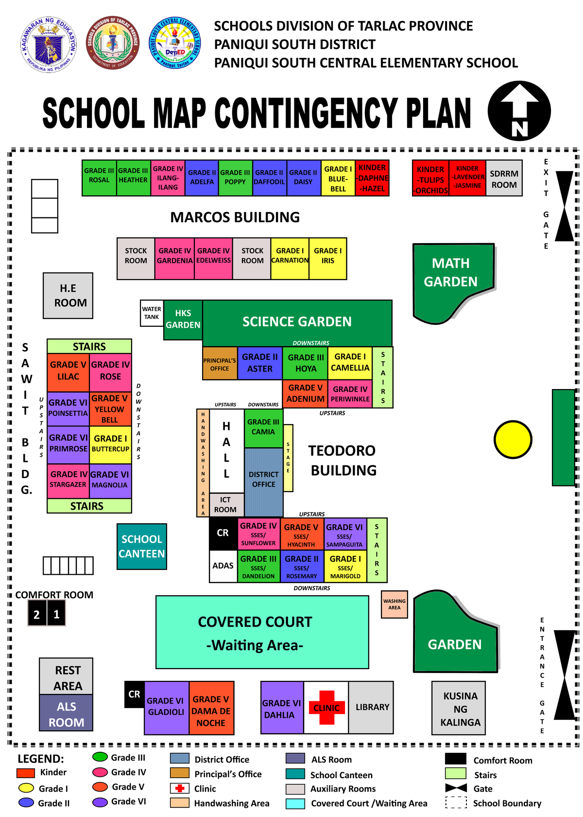 School-MAP - school map - COVERED COURT MATH GARDEN KUSINA NG KALINGA ...