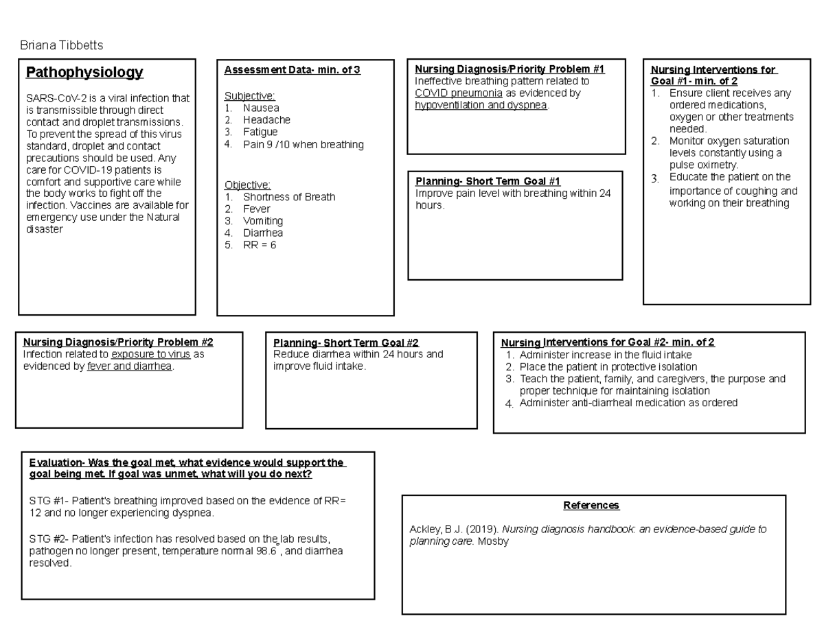 Nur 215 Basic Concept Map Assignment - Briana Tibbetts Nursing 