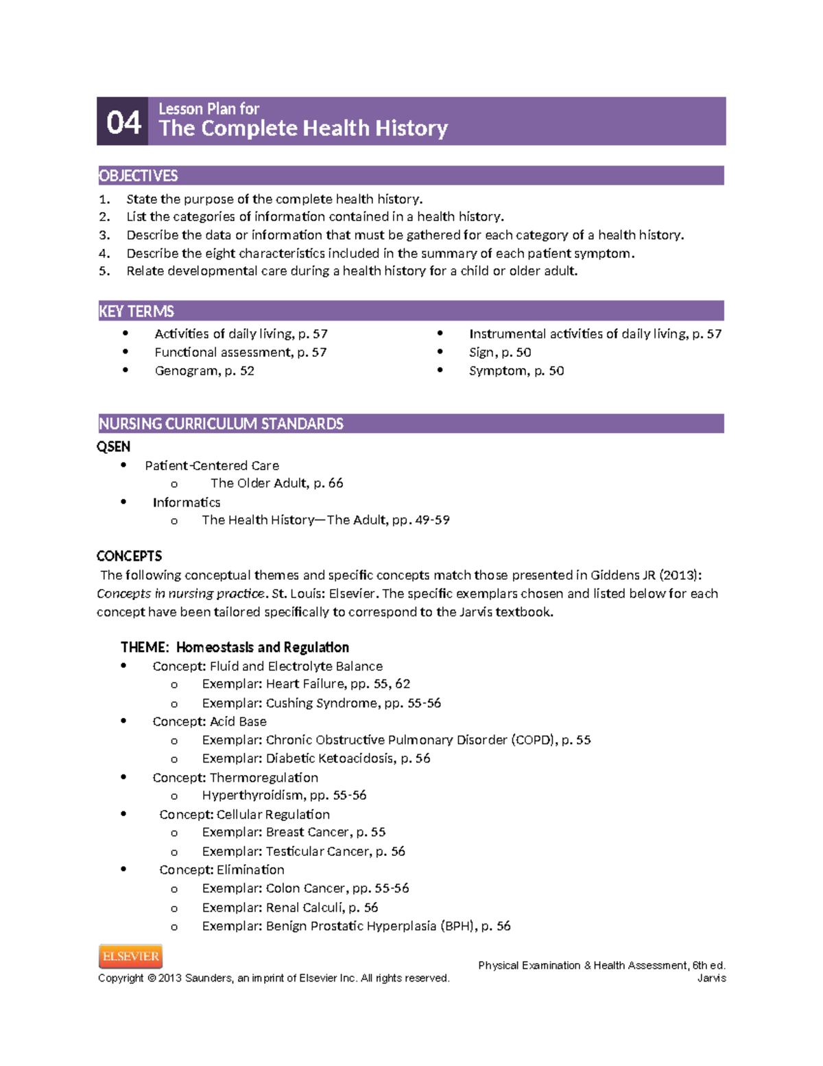 Chapter 004 - Test studies - 04 Lesson Plan for The Complete Health ...