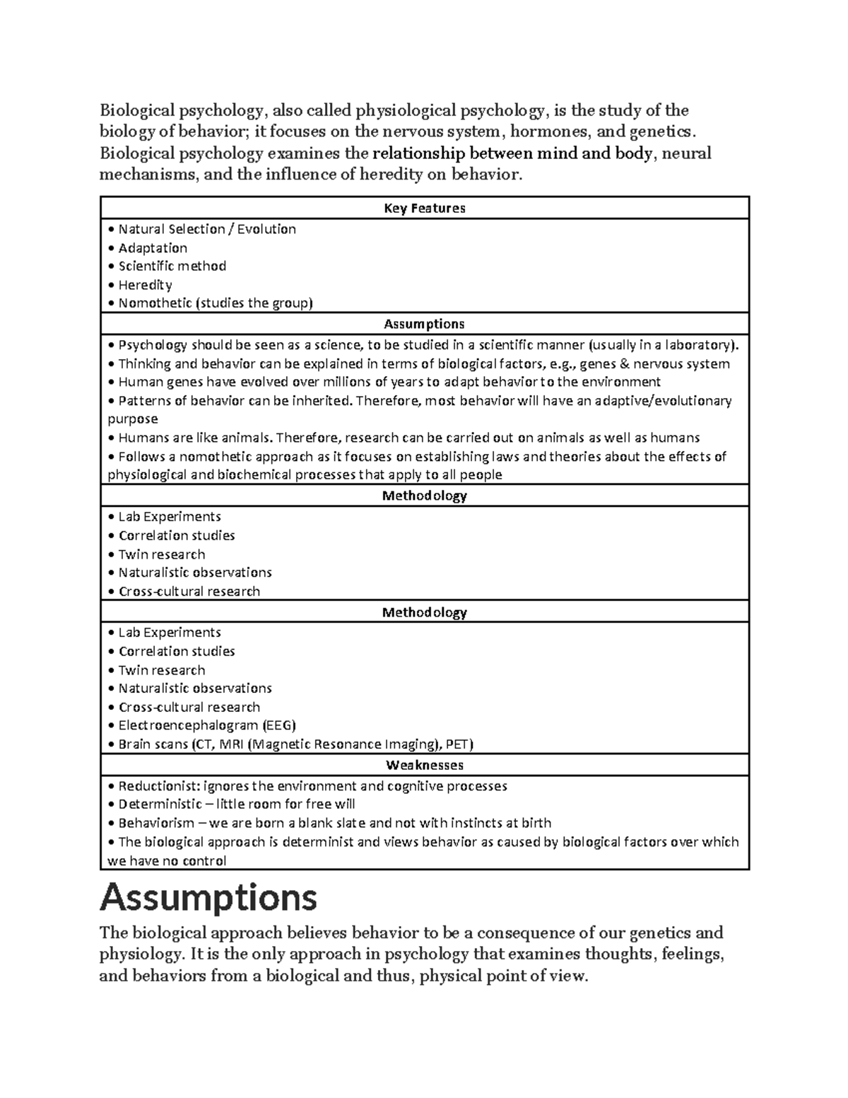 biological-approach-notes-biological-psychology-also-called