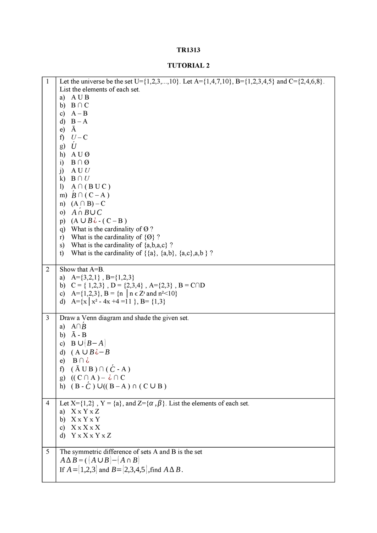 Tutorial 218 The Titorial 2 About Sets Operationonset Sequence String Studocu