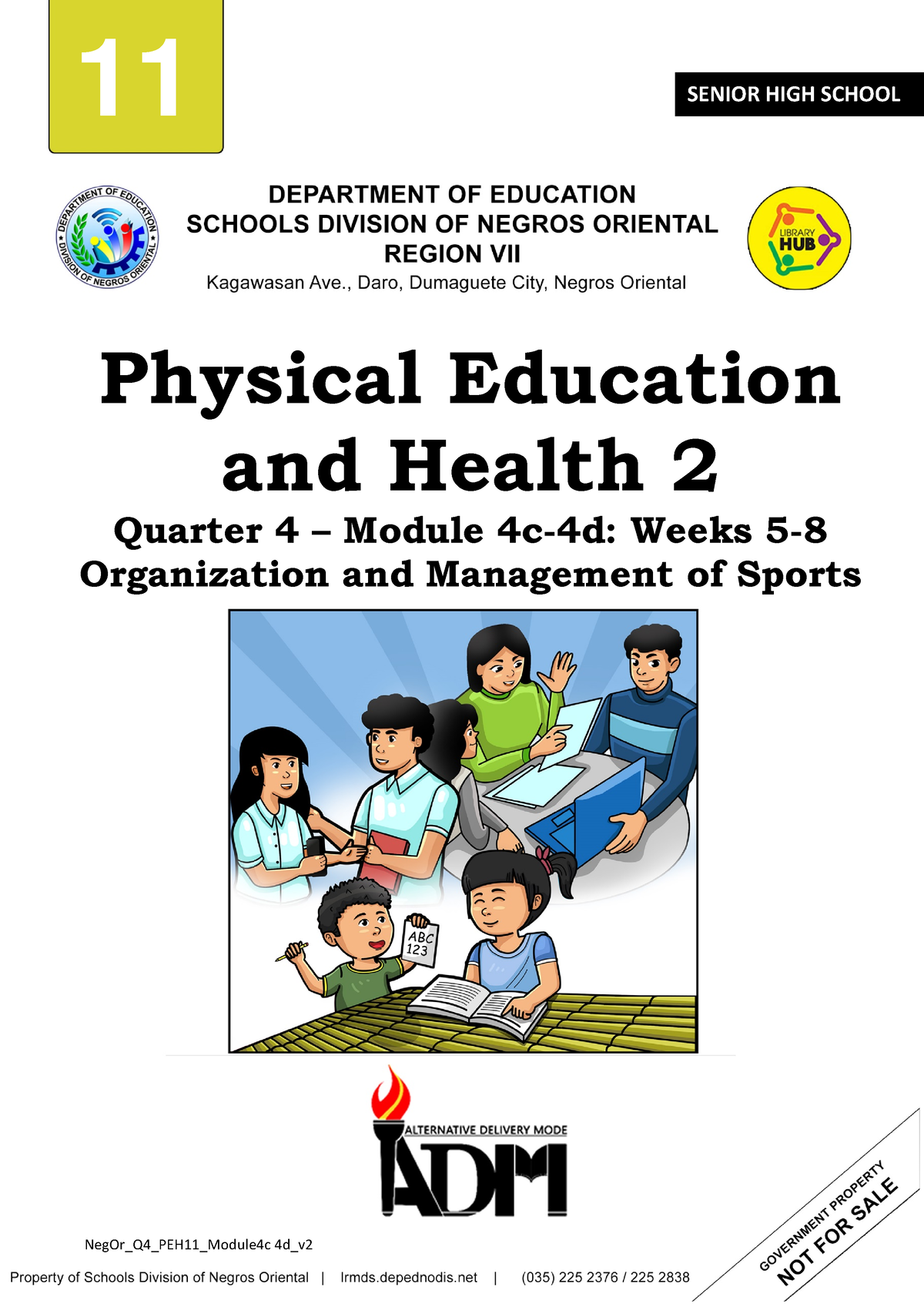 PE11 Q4 Module-4c 4d Weeks 5-8-2 - 11 SENIOR HIGH SCHOOL Physical ...