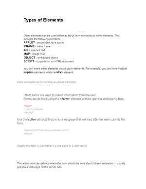 DOM (Document Object Model) - DOM Document Object Model; Describes the ...