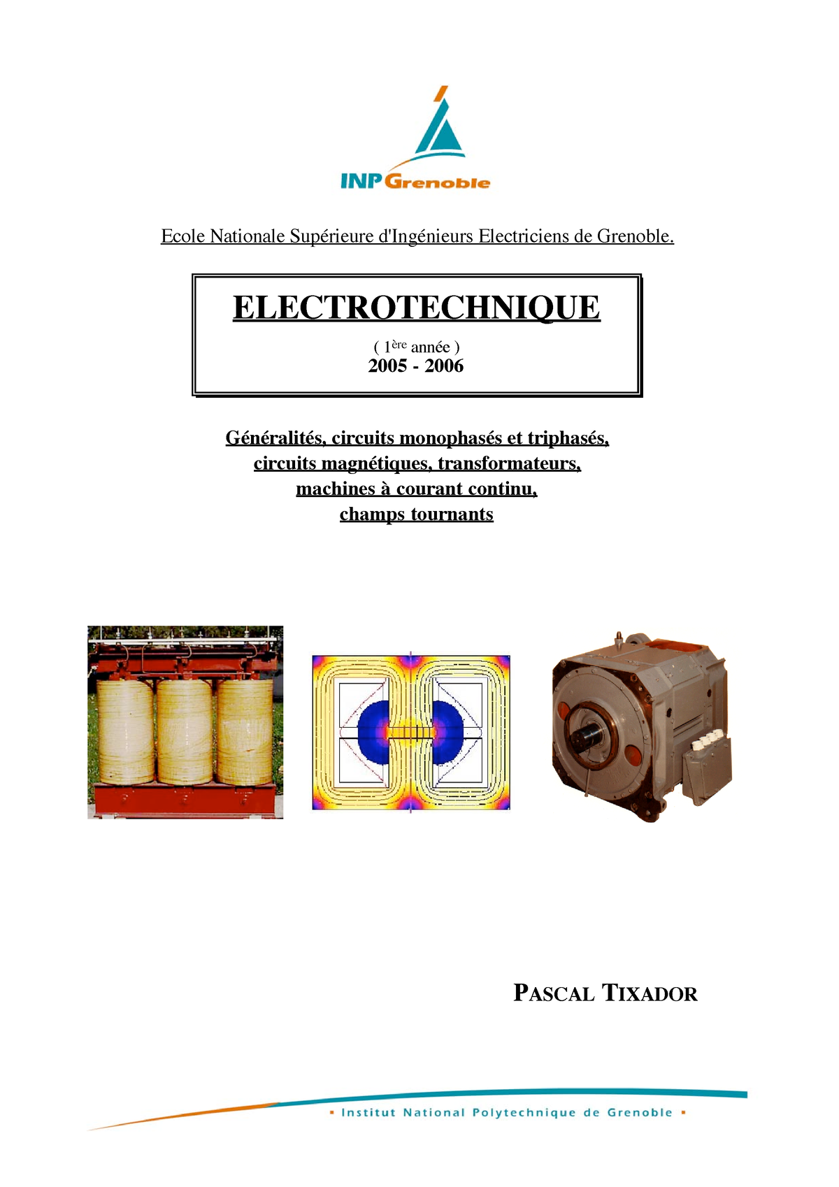 Electricité-électrotechnique : CM4 Machine à courant continu