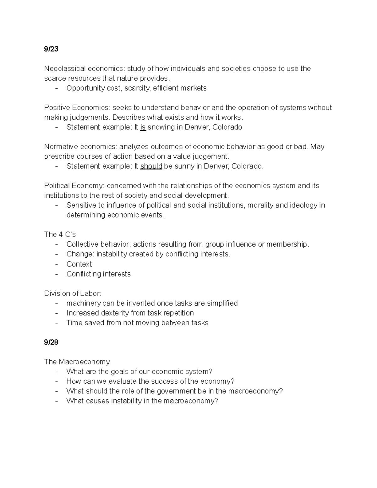 Econ Notes 9 Neoclassical Economics Study Of How Individuals And   Thumb 1200 1553 