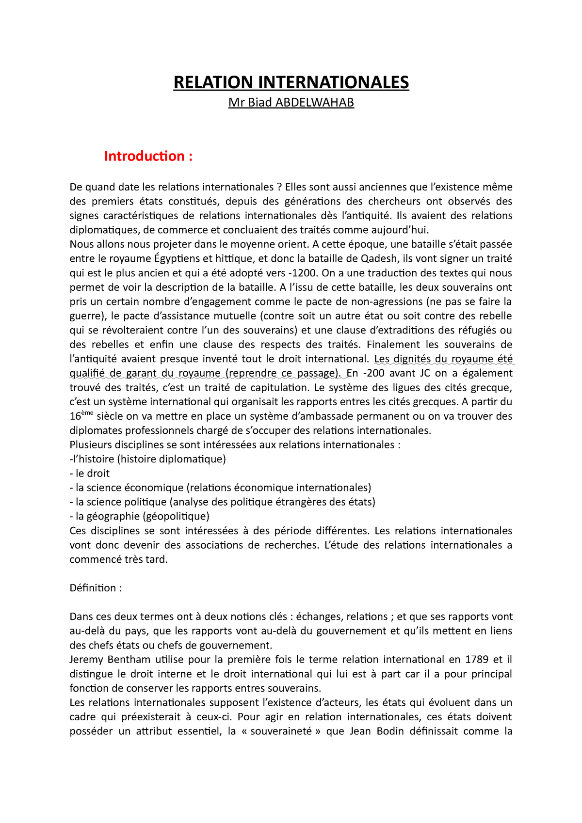 l'ordre juridique international dissertation