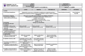 DLL English 5 Q1 W10 - EDUCATION - GRADES 1 to 12 DAILY LESSON LOG ...