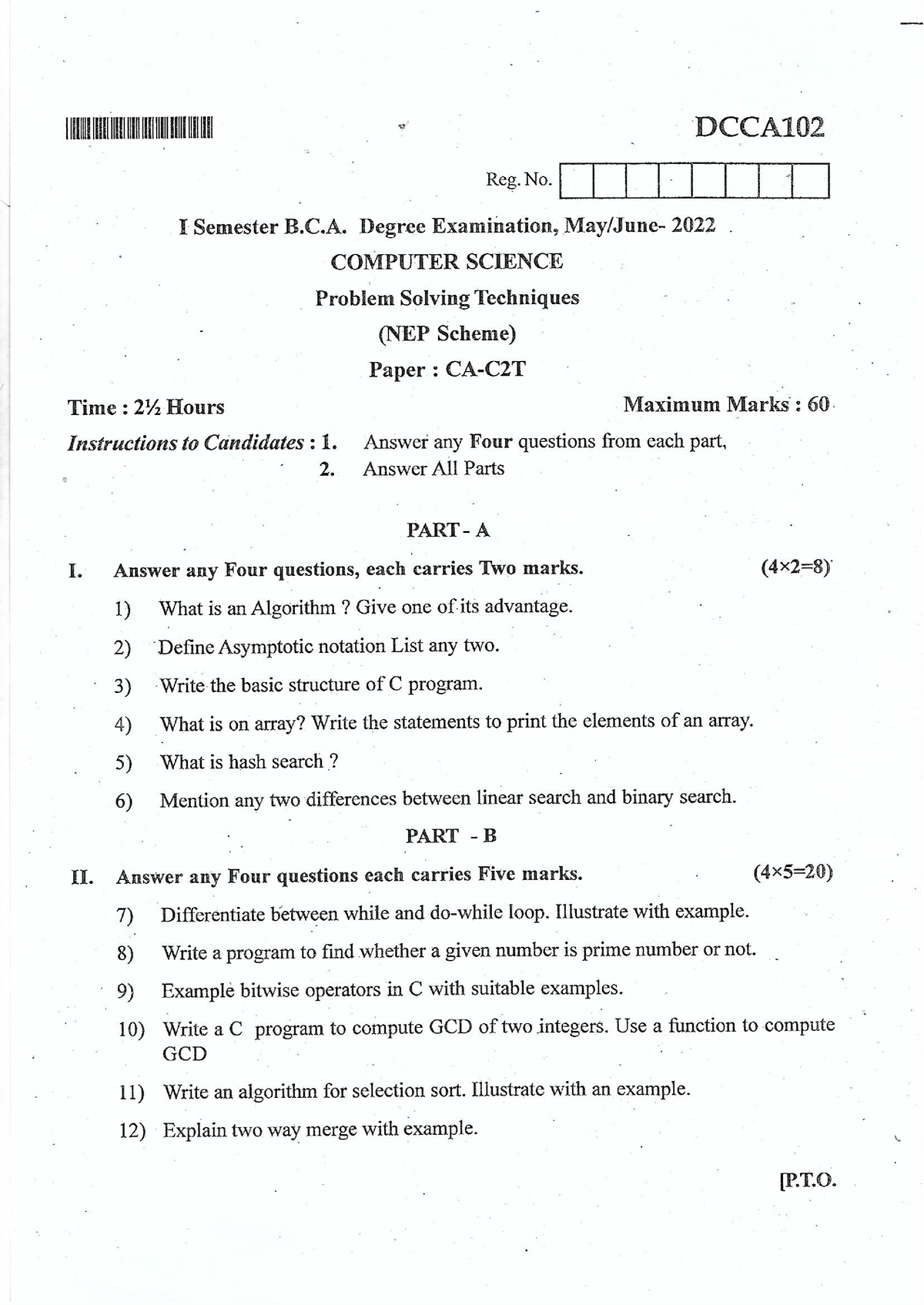 computer science problem solving techniques