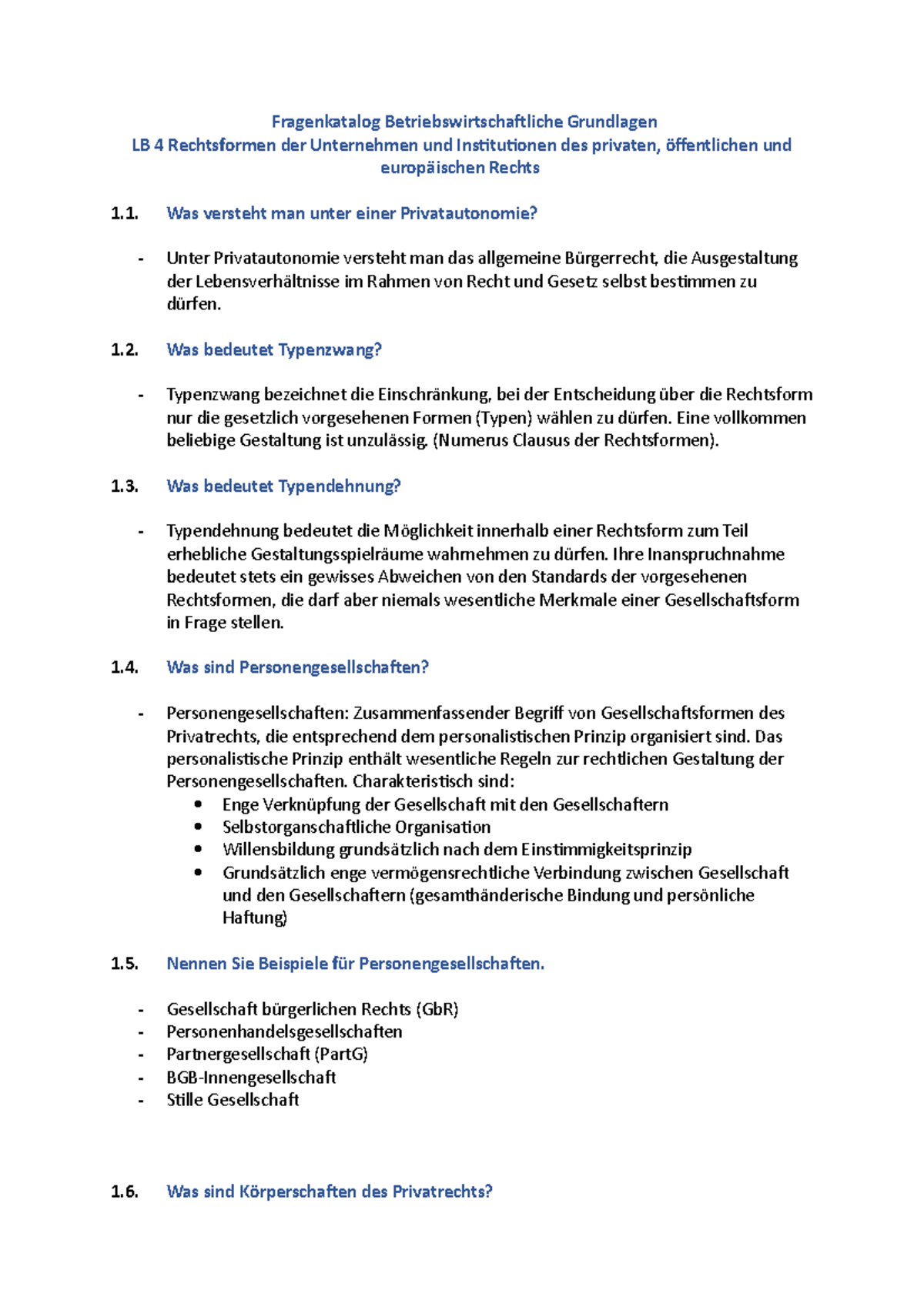 BWT:LB4 - Fragenkatalog - Fragenkatalog Betriebswirtschaftliche ...