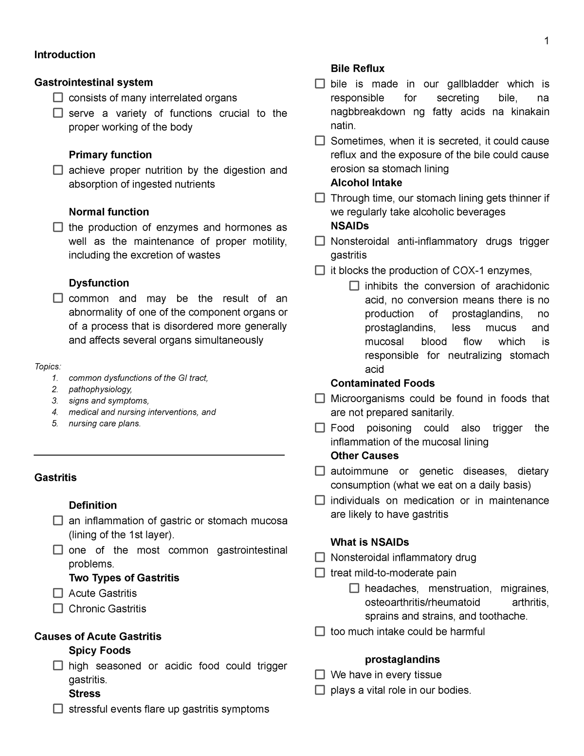 G1 Gastritis, Peptic Ulcer, Gastric Surgery - Introduction ...