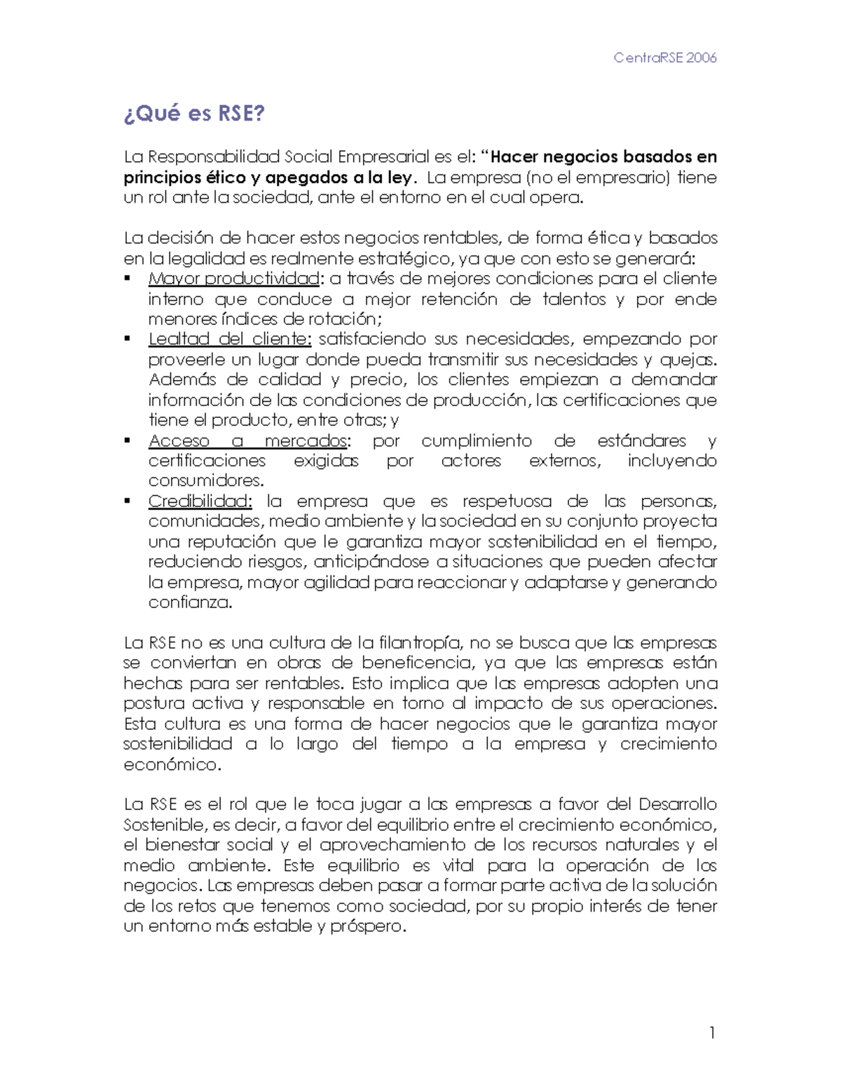3 Que es RSE - APUNTES - ¿Qué es RSE? La Responsabilidad Social ...