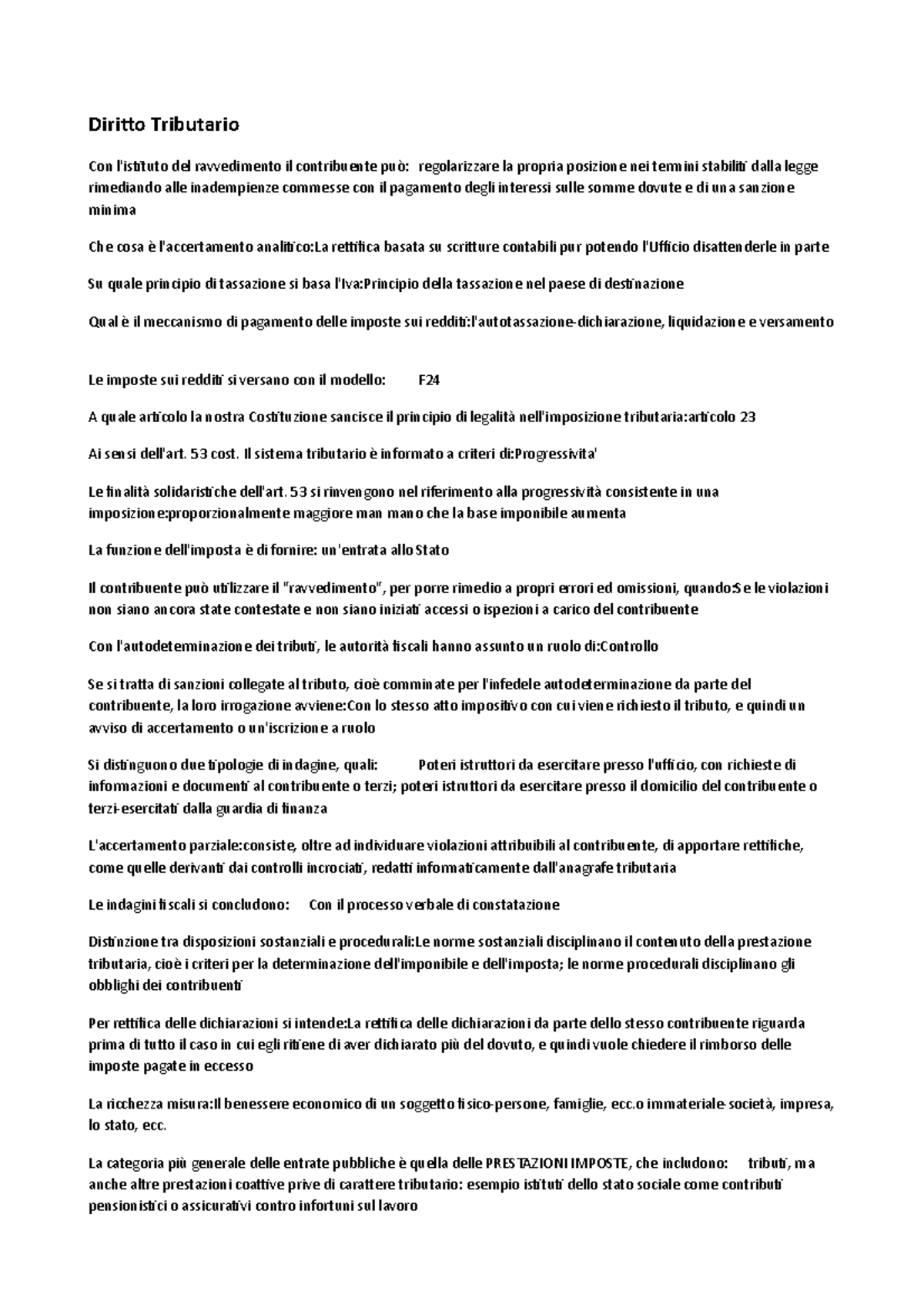 rivista telematica di diritto tributario