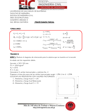 Examen Parcial No.2 2021 C2 - Concreto Armado 2 EXAMEN PARCIAL No. 2 ...