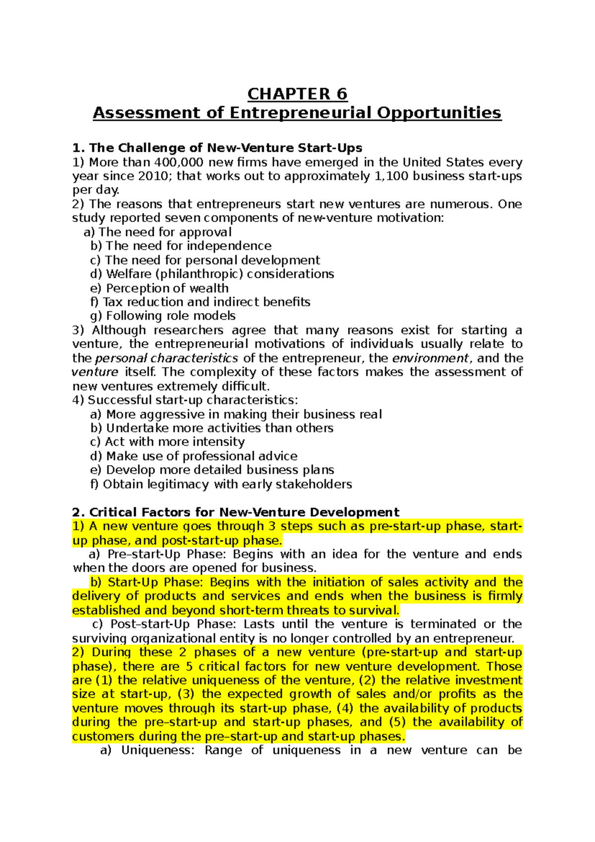Chapter 6 for students - 20223 - CHAPTER 6 Assessment of ...