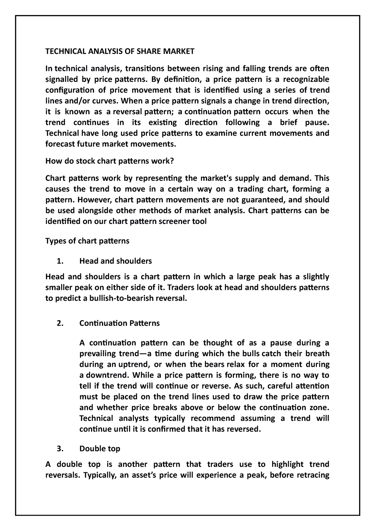 technical-analysis-of-share-market-technical-analysis-of-share-market