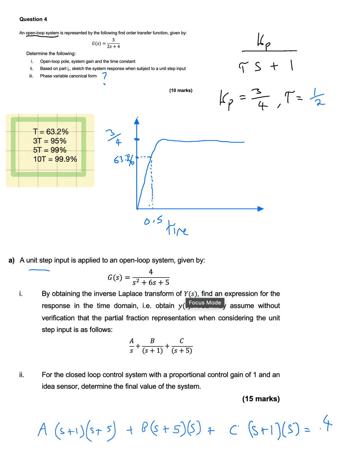 Mech Engineering - Instrumentation Control - EXAM Practice Questions ...