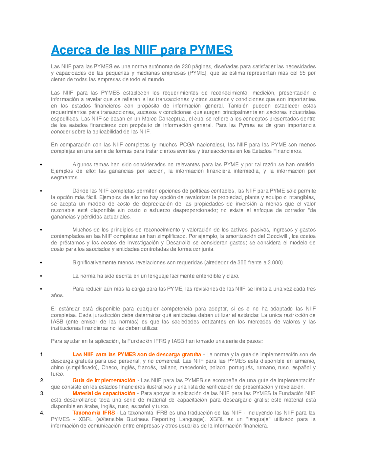 Niif Para Pymes Skvnsnb Nf Acerca De Las Niif Para Pymes Las Niif Para Las Studocu