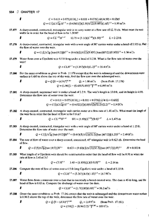 2500 Solved Problems in Fluid Mechanics and Hydraulics (Schaum's Solved ...