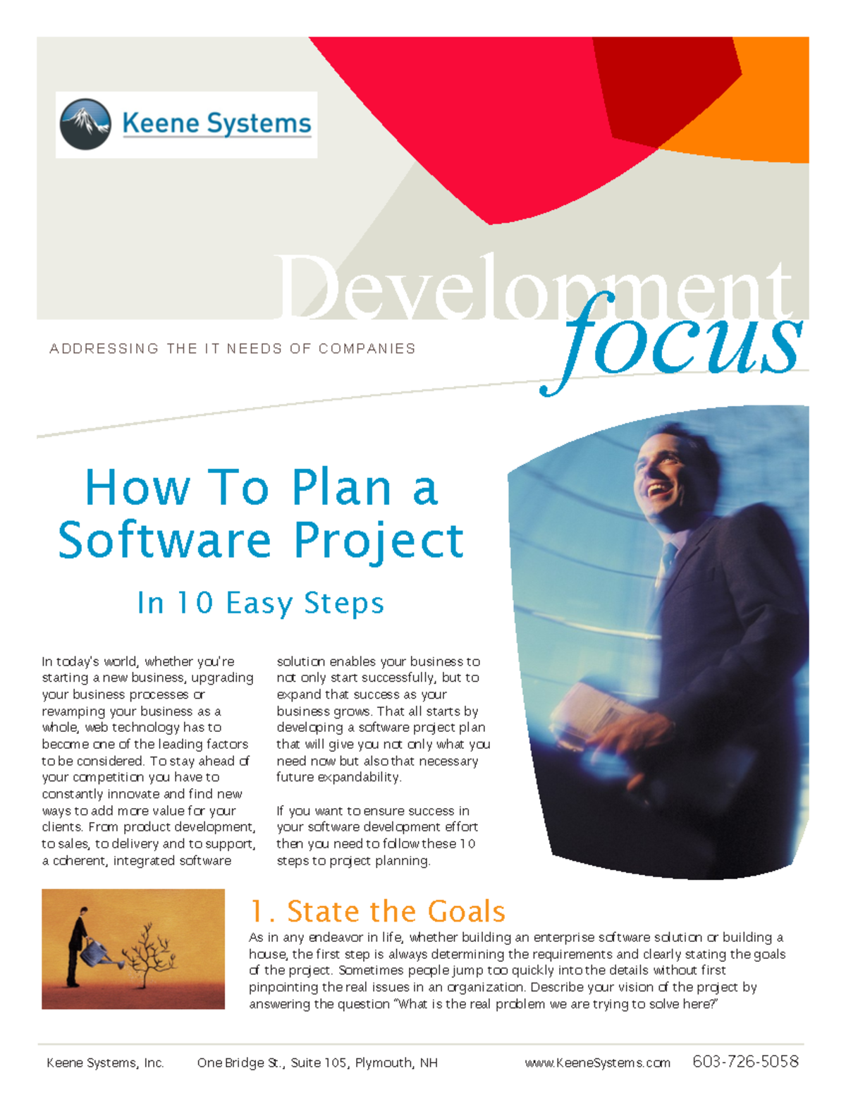 How To Plan ASoftware Project - Development A D D RE S S I N G T H E I ...