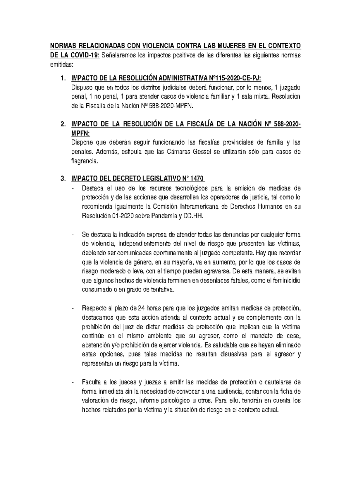 Normas Relacionadas Con Violencia Contra Las Mujeres En El Contexto De La Covid 19 Studocu