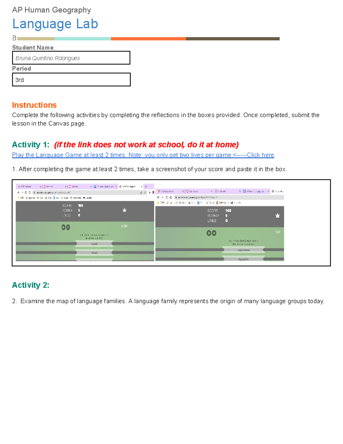 AP Human Language Lab AP Human Geography Language Lab B Student Name   Thumb 1200 1553 