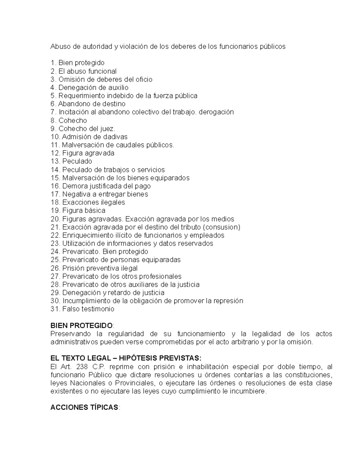 Abuso De Autoridad Y Violación De Los Deberes De Los Funcionarios Públicos Abuso De Autoridad 8768