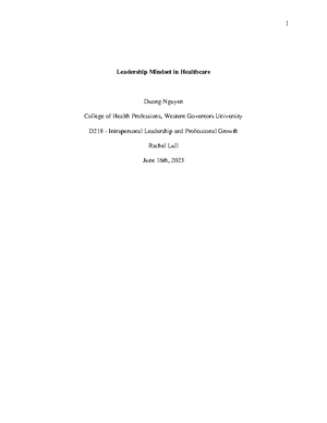 D221 paper - task 1 - Practice Improvement Plan Proposal - Fall ...