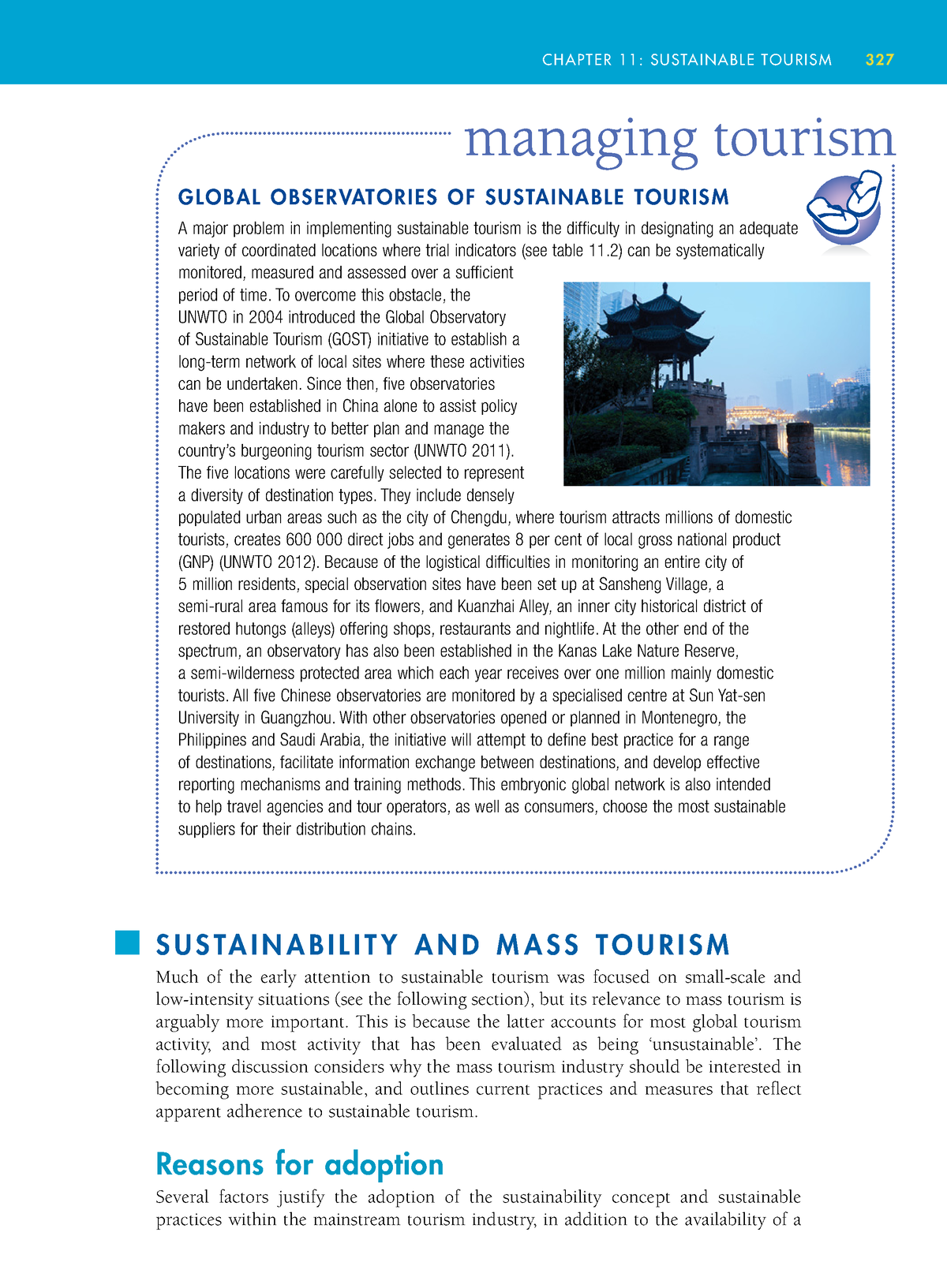 tourism management lecture notes
