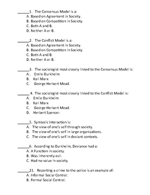 Basic sociology concepts - SOC 101 - Studocu