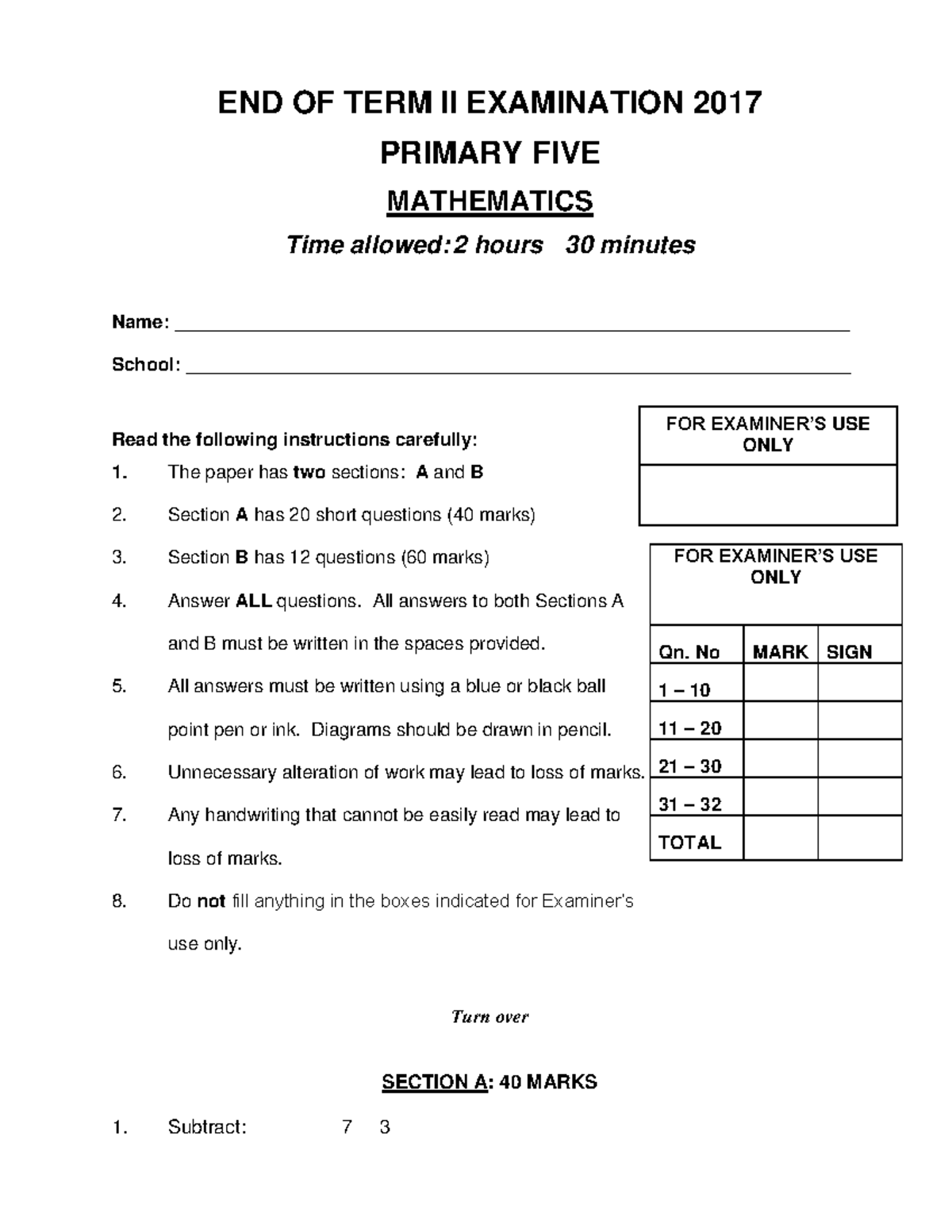 p-jhkwehrehrekwhej-end-of-term-ii-examination-2017-primary-five