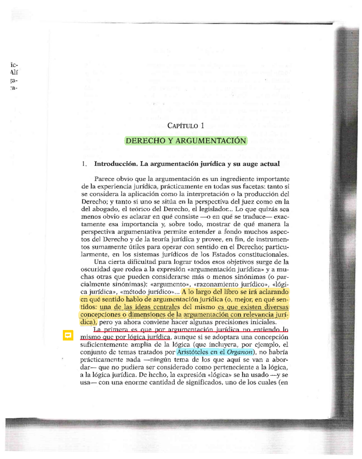 Documento 854414 El Derecho Como Argumentacion - Atienza - Ic- 1\lí ...