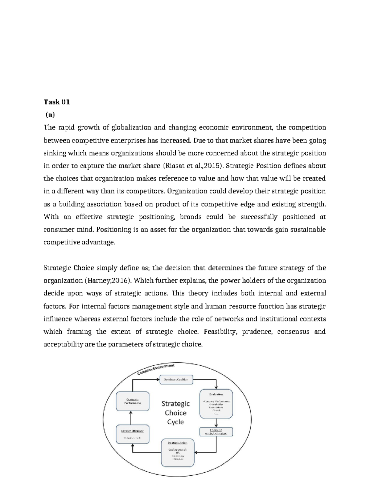 mba assignment strategic management