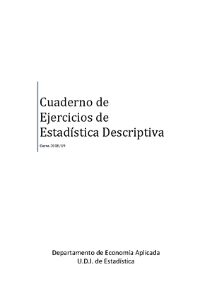 Estadítica Descriptiva UAM - Estadística Descriptiva TEMA I 1 ...