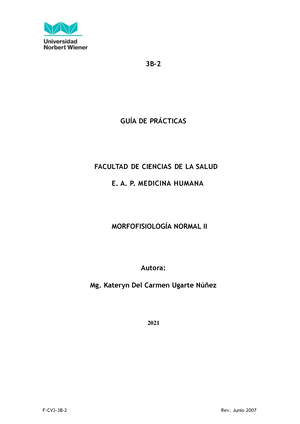 Examen Unidad III Morfofisiología Normal I 202 1 - I MD2T2 ...