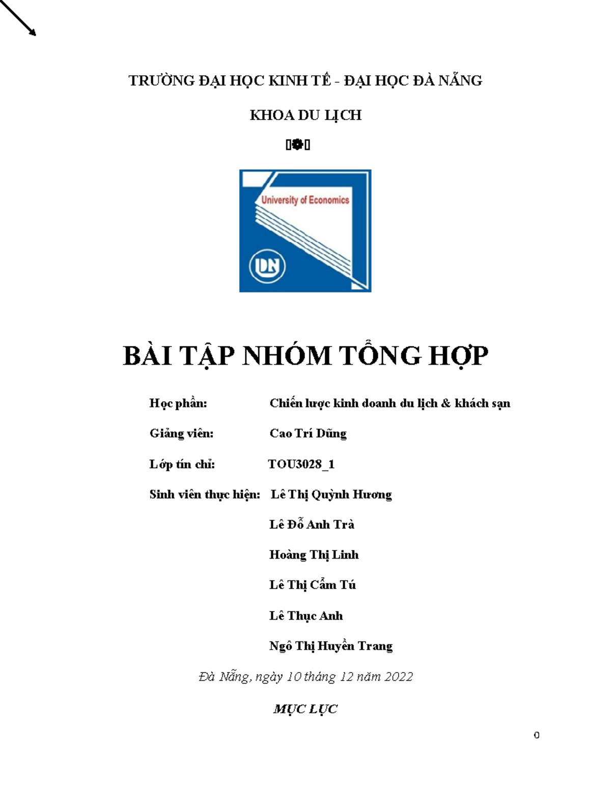 TỔNG HỢP CHƯƠNG 12345 - ádfsdf - TRƯỜNG ĐẠI HỌC KINH TẾ - ĐẠI HỌC ĐÀ ...