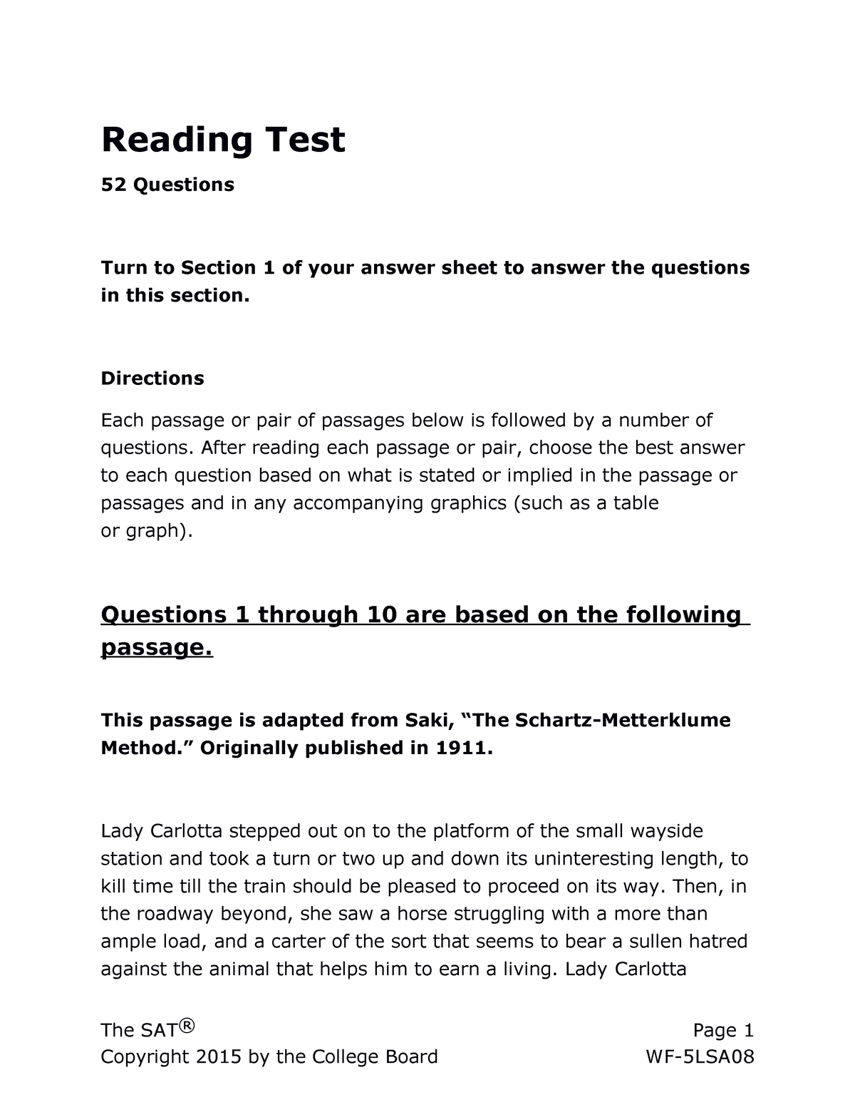 Sat-practice-test-3-reading-assistive-technology - Reading Test 52 ...