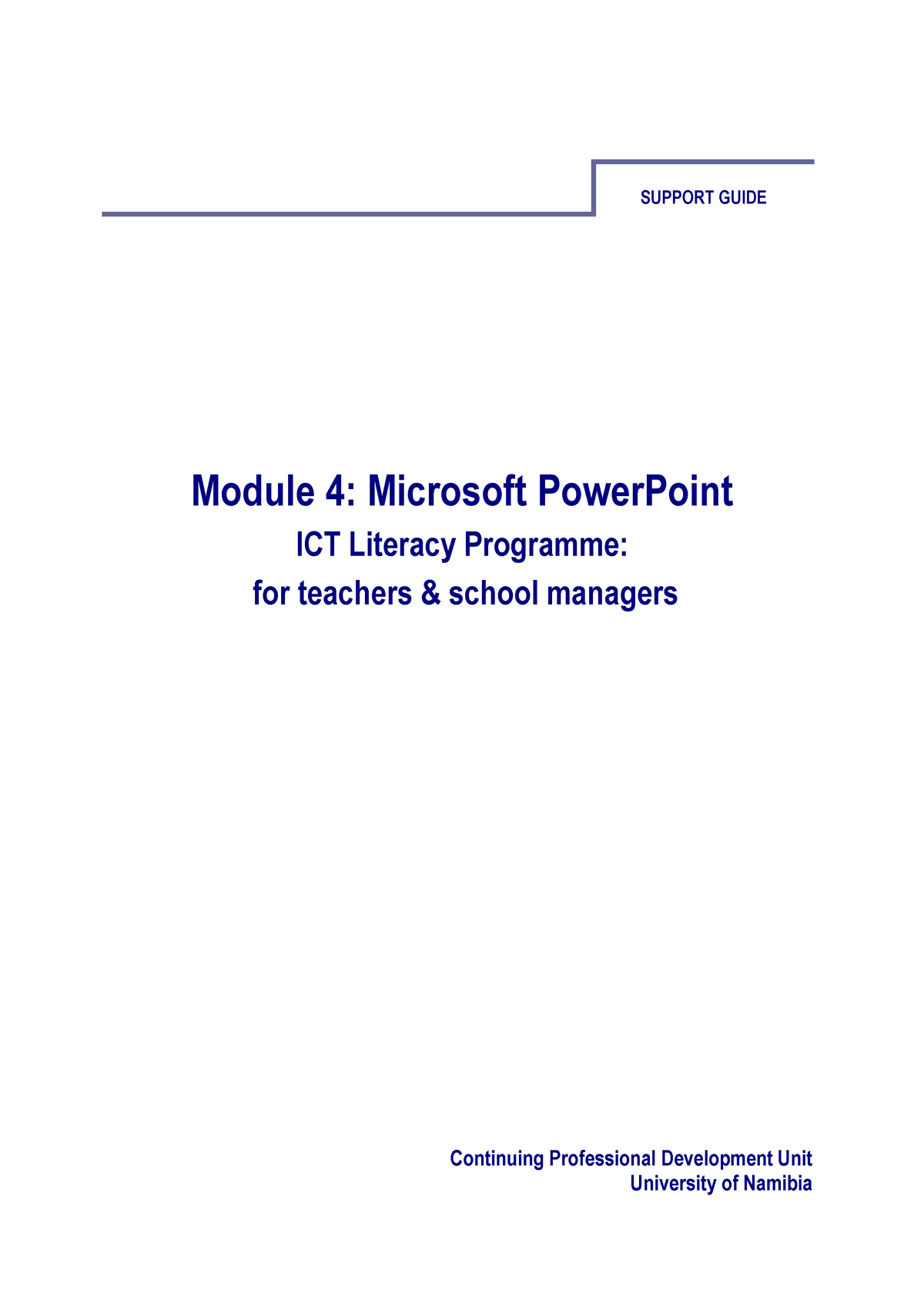 Module 5-Presentation How To Make Presentation On Computer - SUPPORT ...