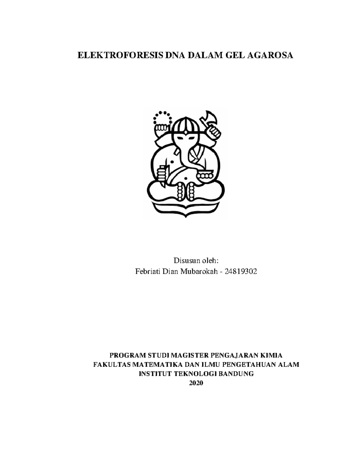 Febriati Dian M 24819302 Elektroforesis DNA ELEKTROFORESIS DNA DALAM   Thumb 1200 1553 