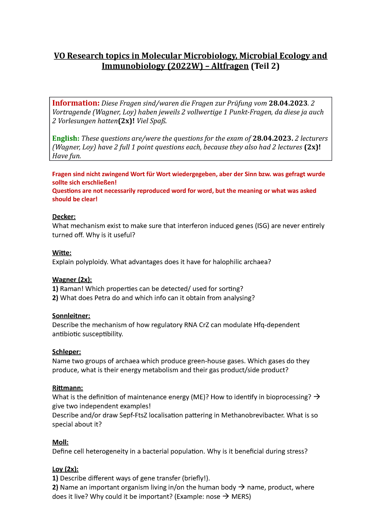 research topics in molecular microbiology