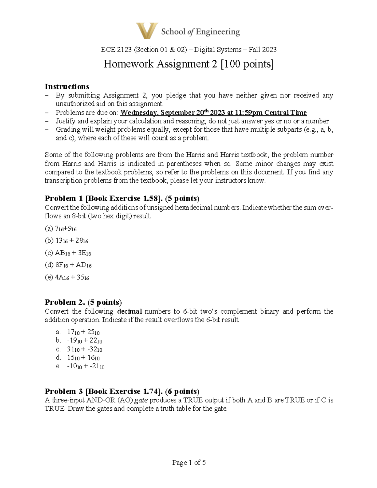 home ec assignments 2023